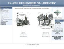 Tablet Screenshot of kirche-elterlein.de